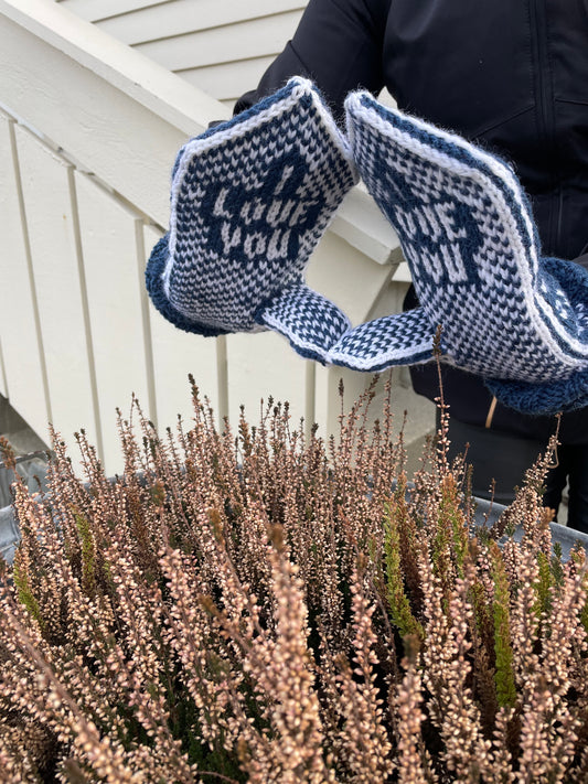 I Love You Snøkrystallvott Voksen