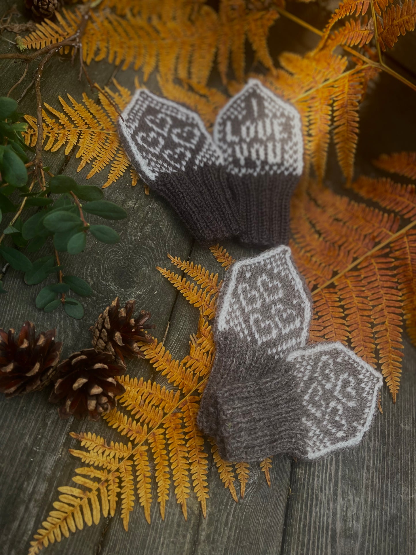 I Love You Hjertevott Baby 0-12mnd