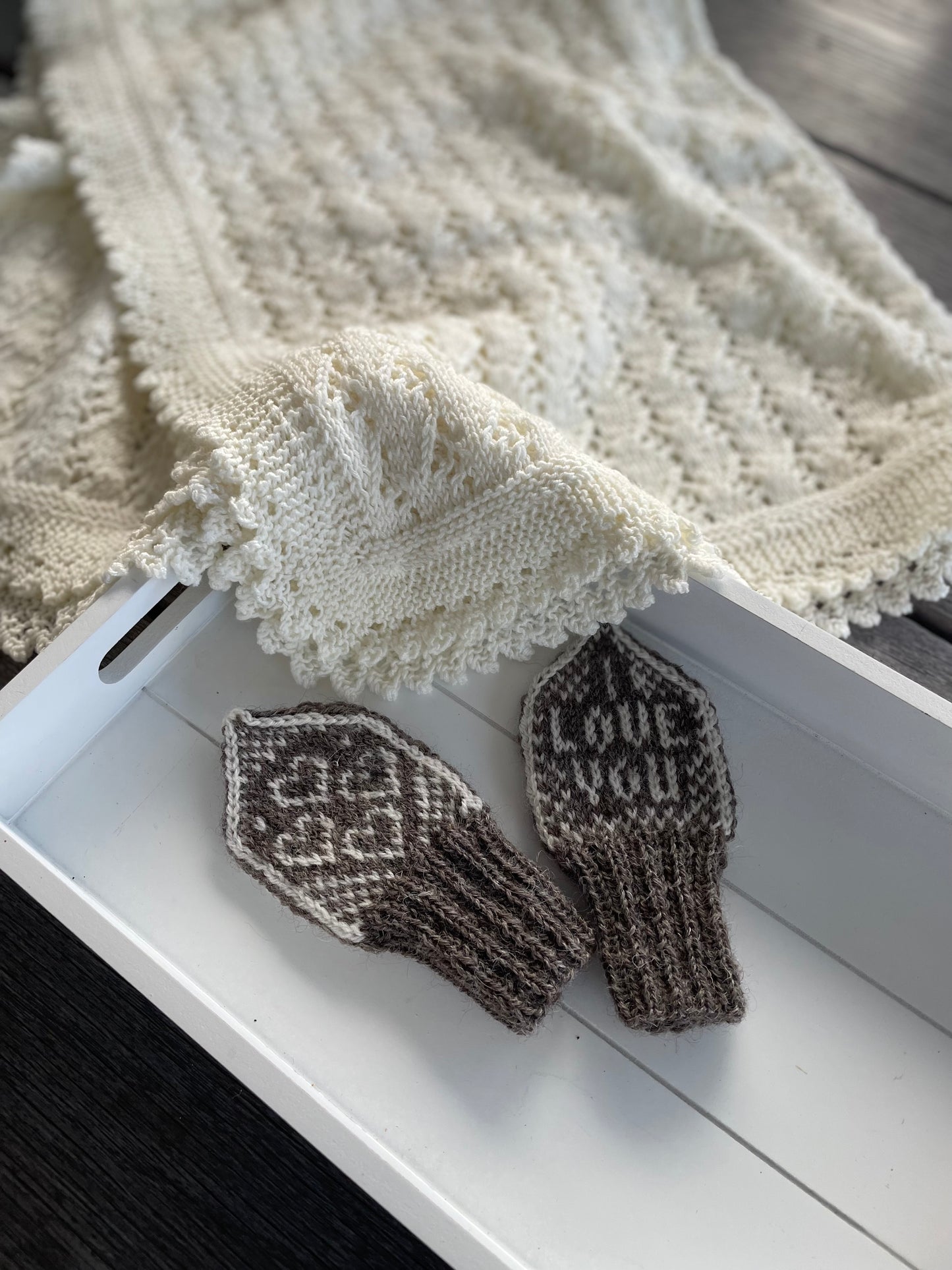 I Love You Hjertevott Baby 0-12mnd